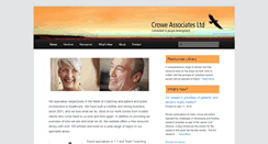 Desktop Screenshot of crowe-associates.co.uk
